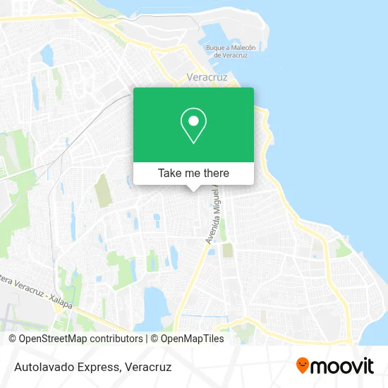 Autolavado Express map