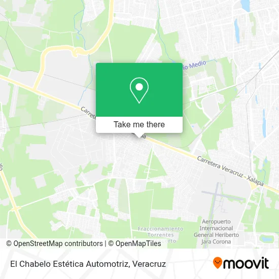 El Chabelo Estética Automotriz map