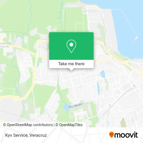 Kyv Service map