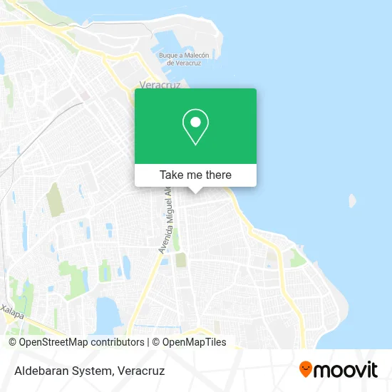 Aldebaran System map