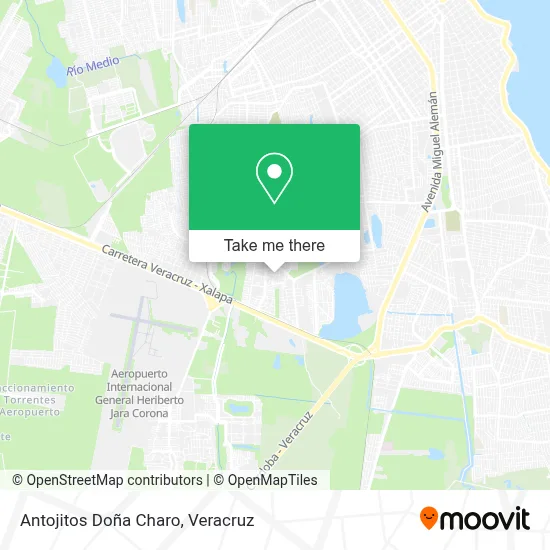 Antojitos Doña Charo map