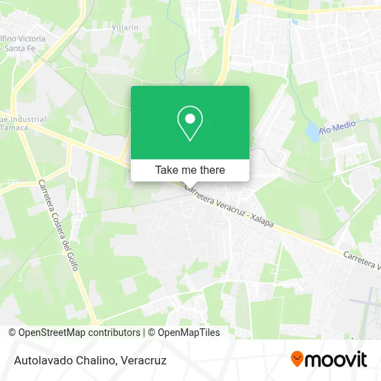 Autolavado Chalino map