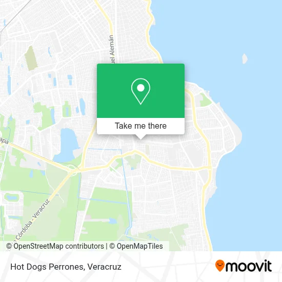 Hot Dogs Perrones map