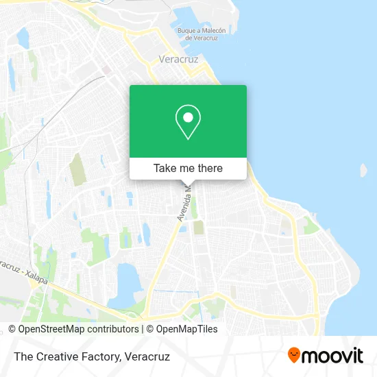 The Creative Factory map