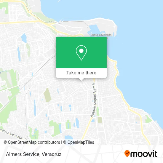 Almers Service map