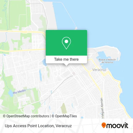 Ups Access Point Location map
