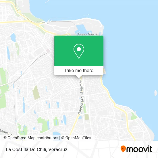 La Costilla De Chili map