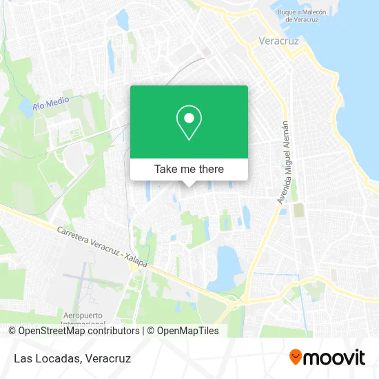 Las Locadas map