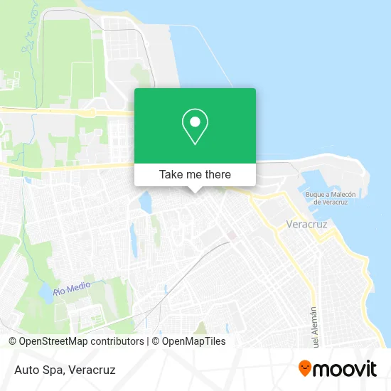 Auto Spa map