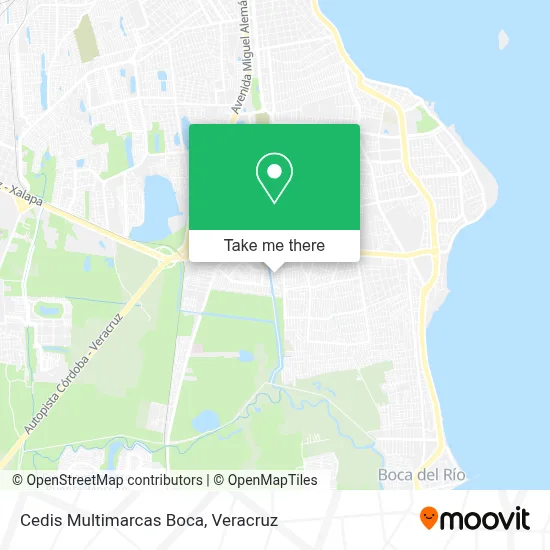 Cedis Multimarcas Boca map