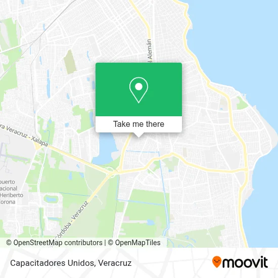Capacitadores Unidos map