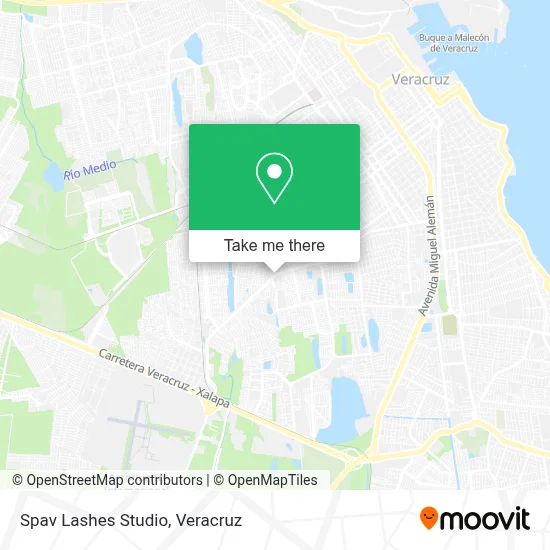 Spav Lashes Studio map