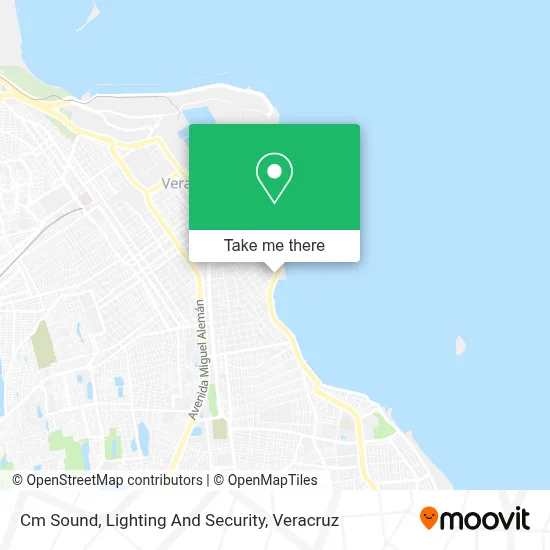 Cm Sound, Lighting And Security map