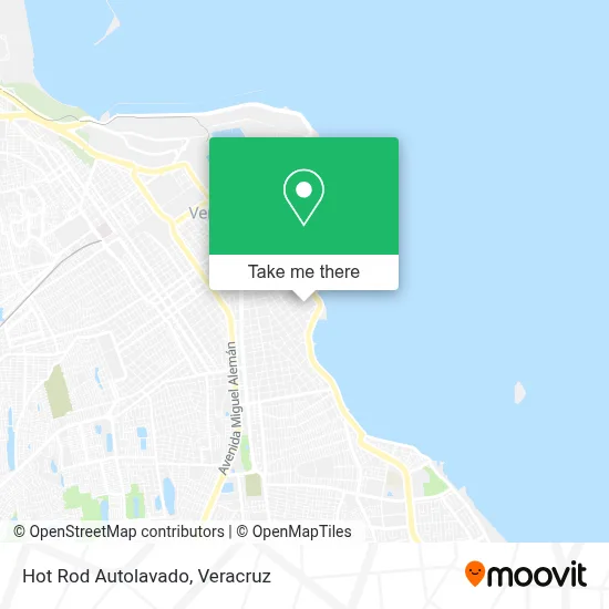 Hot Rod Autolavado map
