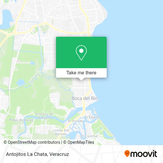Antojitos La Chata map