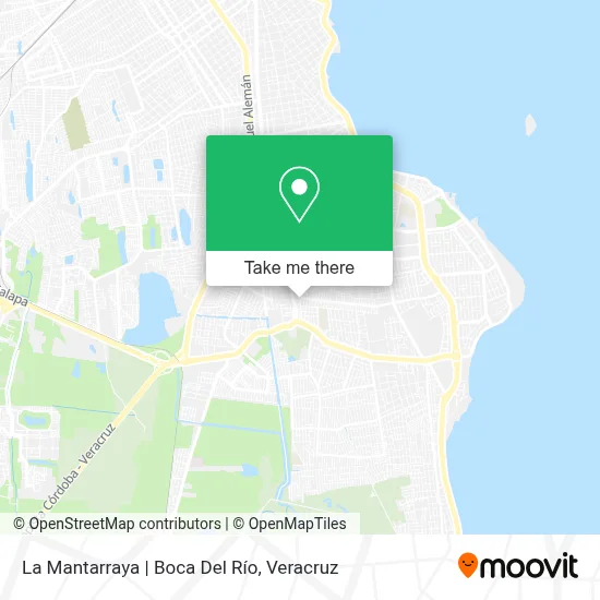 La Mantarraya | Boca Del Río map