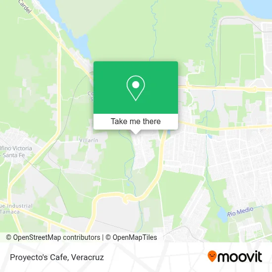Proyecto's Cafe map