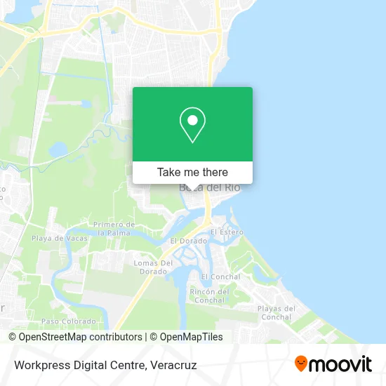Workpress Digital Centre map