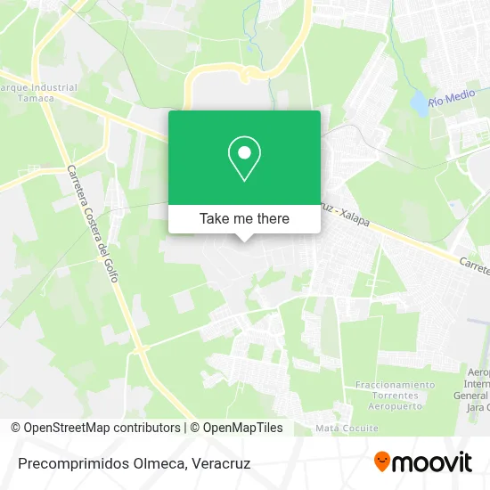 Precomprimidos Olmeca map