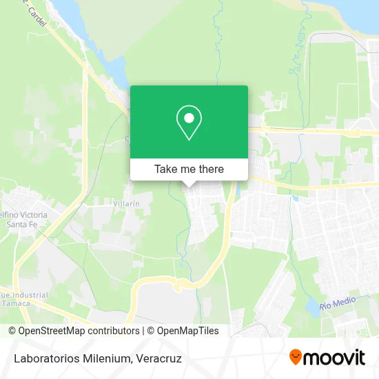 Laboratorios Milenium map