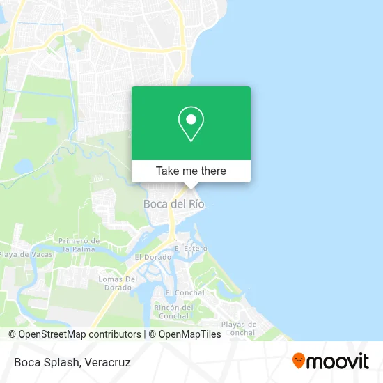 Boca Splash map