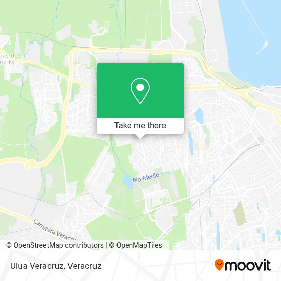 Ulua Veracruz map