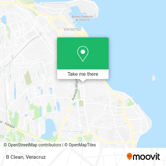 B Clean map