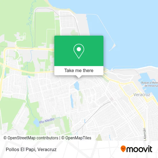 Pollos El Papi map