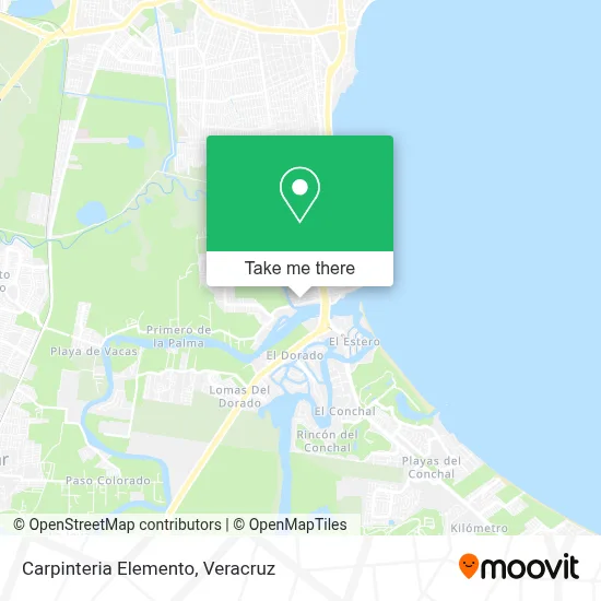 Carpinteria Elemento map