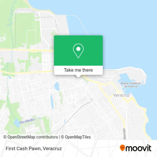 First Cash Pawn map