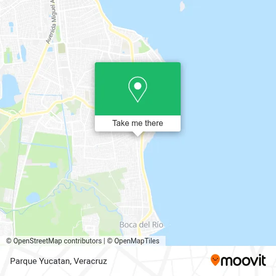 Parque Yucatan map