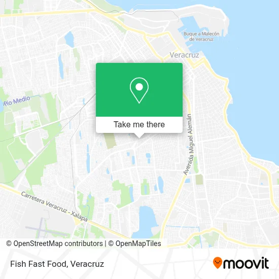 Fish Fast Food map