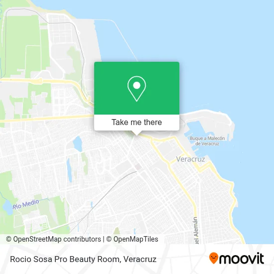 Rocio Sosa Pro Beauty Room map