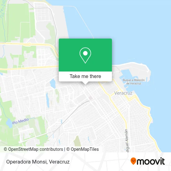 Operadora Monsi map