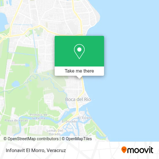 Infonavit El Morro map