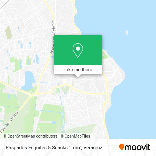 Raspados Esquites & Snacks "Loro" map