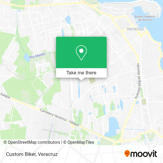 Custom Biker map