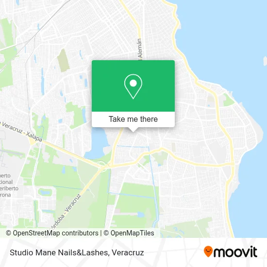 Studio Mane Nails&Lashes map