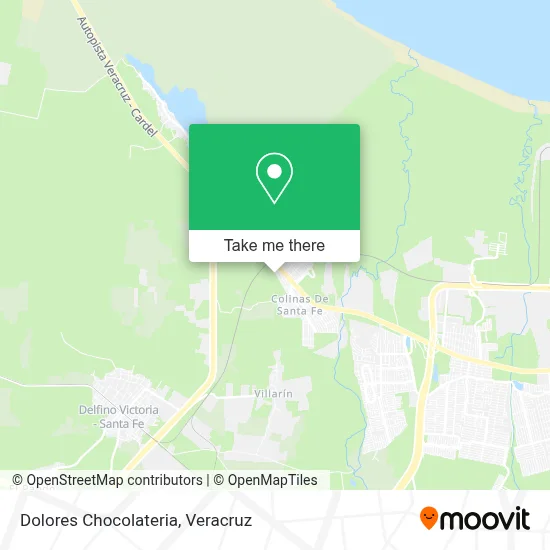 Dolores Chocolateria map