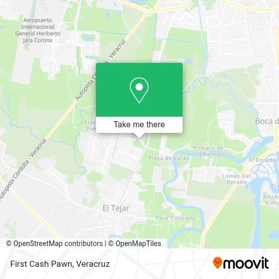 First Cash Pawn map