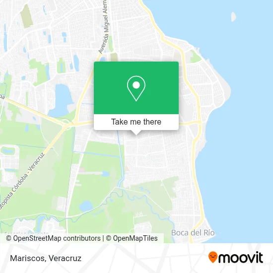 Mariscos map