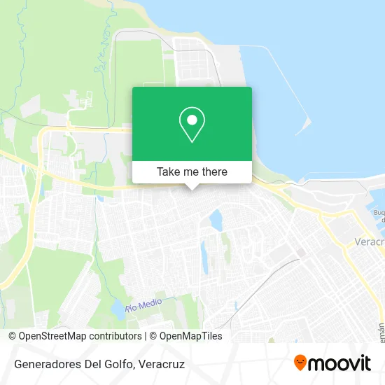 Generadores Del Golfo map
