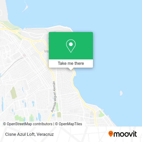 Cisne Azul Loft map