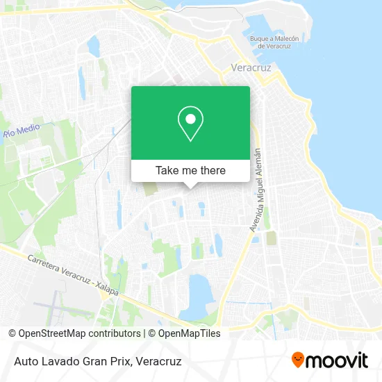 Auto Lavado Gran Prix map