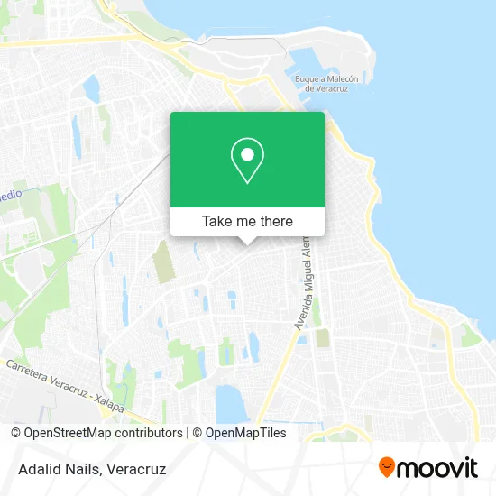 Adalid Nails map