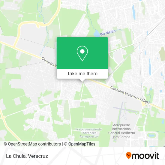 La Chula map