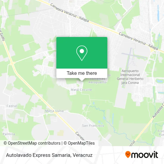 Autolavado Express Samaria map