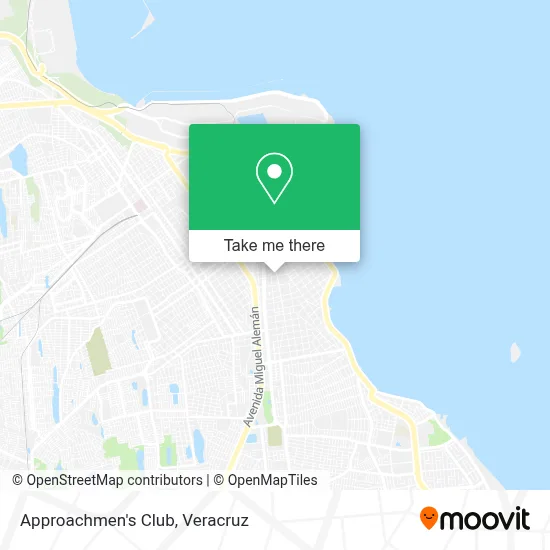 Approachmen's Club map
