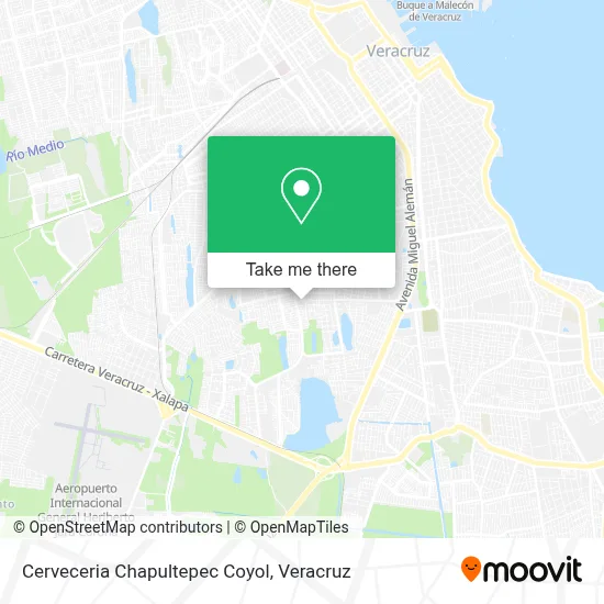 Cerveceria Chapultepec Coyol map