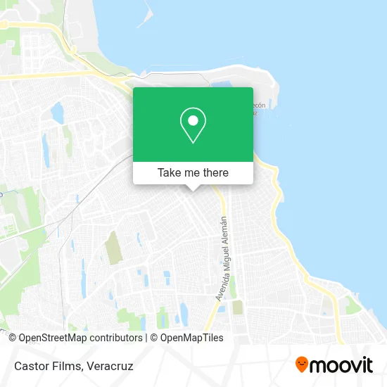 Castor Films map